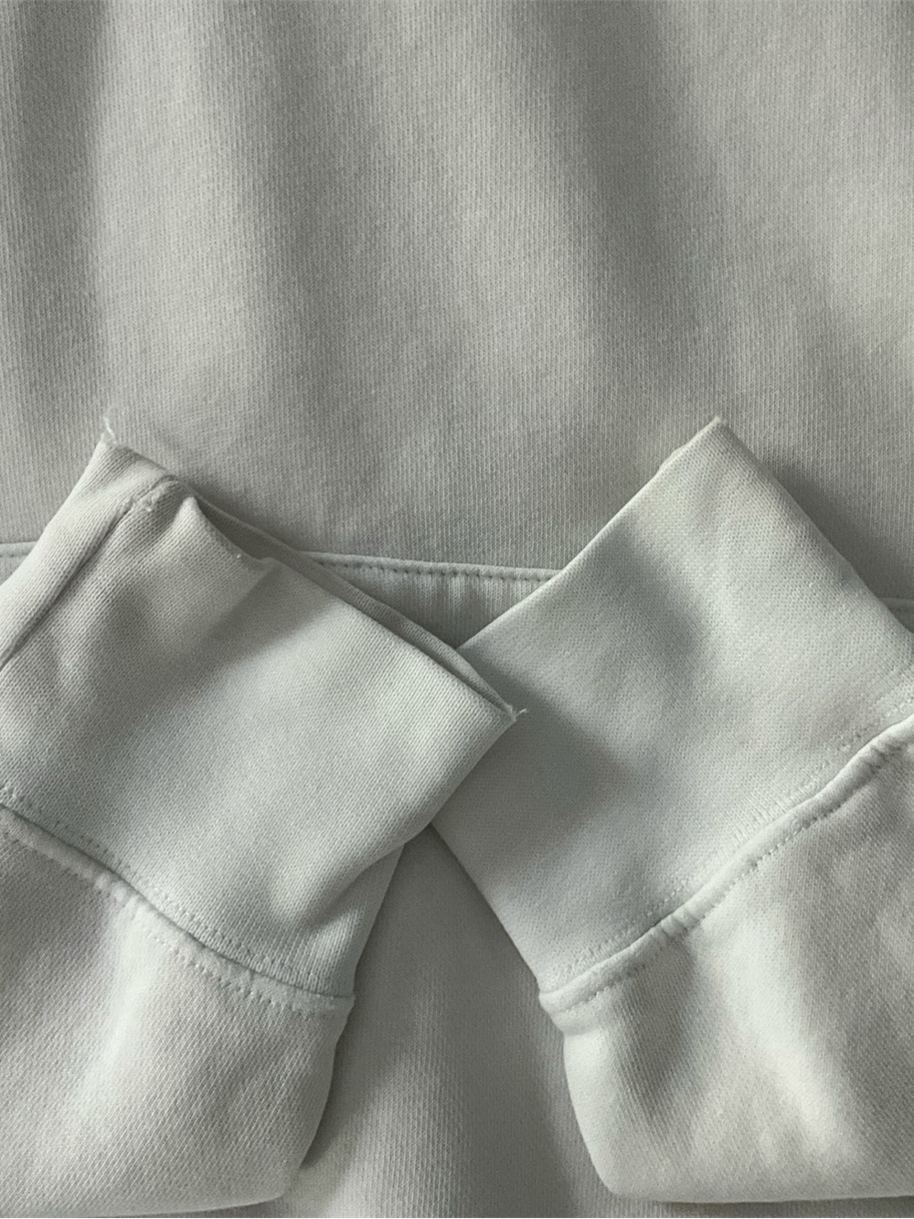 Nike White Pullover Hoodie with Black Swoosh - Picture 3 of 5
